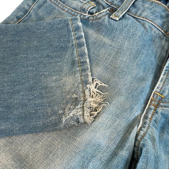 LUX STRAIGHT LEG LIGHT BLUE JEANS WOMENS SIZE 9 - Picture 4 of 11